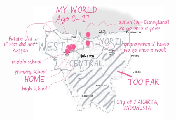childhood map - Jakarta