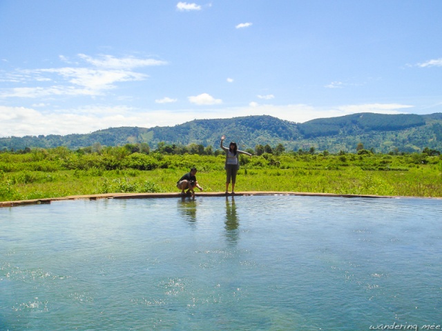 Natural soda water pond, Sumatra